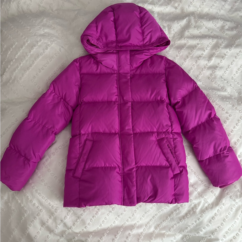 GAP Kids Vibrant Pink Puffer Jacket (Size 14/16) Gently Used
